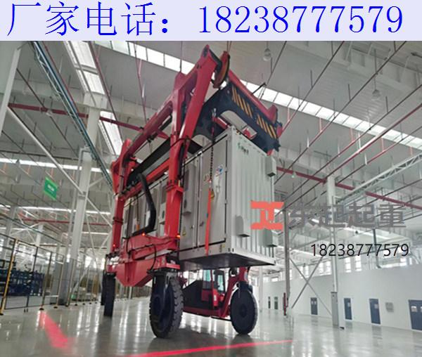 河北唐山集装箱跨运车的操作优势