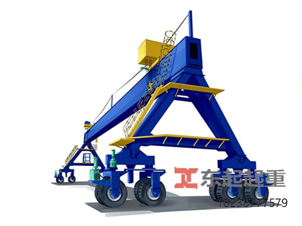采用箱型主梁的轮胎式龙门吊的稳定性维持