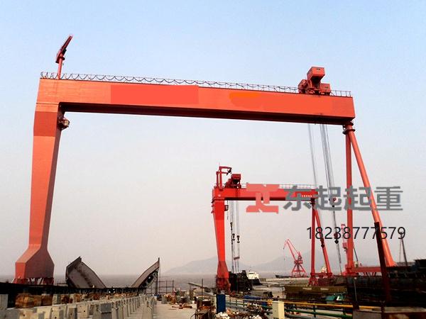 造船龙门吊不同起吊模式的额定起重量界定